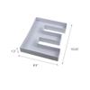 10" E Shaped Cardboard Letter Mache Chocolate Sweets Candy Container Box (White,E ) view 3
