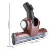 OUKENS Universal Vacuum Floor Brush Attachment - 32mm (1/4 inch) Euro Floor Brush Head for Carpets, Hard Floors & Tile - Compatible with Hoover, Dyson, Shark & More view 2