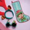 Be Burgundy Kids Christmas Stockings Personalized, Custom Stockings with Name, 3 Pack - 6 Designs, 19 Inch - Snowman, Reindeer, Bear, Elf, Penguin, Santa Themed Stockings view 3