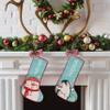 Be Burgundy Kids Christmas Stockings Personalized, Custom Stockings with Name, 3 Pack - 6 Designs, 19 Inch - Snowman, Reindeer, Bear, Elf, Penguin, Santa Themed Stockings view 4