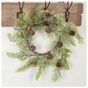 Artificial Glitter Dusted Pine and Rustic Bells Wreath for Christmas Decorating and Holiday Displays by Factory Direct Craft view 1