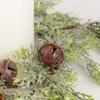 Artificial Glitter Dusted Pine and Rustic Bells Wreath for Christmas Decorating and Holiday Displays by Factory Direct Craft view 3