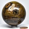 HQRP 59mm Peruvian Stromatolite Sphere Natural Druzy Crystal Polished Decor Ball Banded Algae Fossil Mineral Stone + Stand view 4