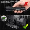 DARKBEAM ir Flashlight Infrared 850nm Light LED Rechargeable Mini for Night Vision, Tactical ir Illuminator with Long Range & High Power, Focus Adjustable for Hunting, Observation, Search view 4