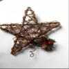 Wood Christmas Tree Star in Choice of Large or Small view 2