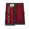 Cyrank Basson Model Ornament, Mini Wood Musical Instrument Model 17cm Basson Display Ornament with Stand and Case Miniature Musical Replica Decoration view 1