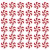 100Pcs Christmas Tree Decorations 25mm Peppermint Ornaments Candy Christmas Decorations for DIY Craft view 1