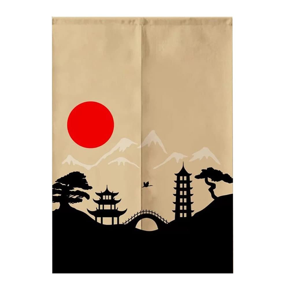 YMAIFUI Japanese Noren Doorway Curtain Tapestry for Home Decorations 31.5" x 47.2", A19