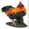 Ebros Gift Large Rural Rustic Country Farmland Morning Crow Alpha Rooster Statue 15.25" Tall Taxidermy Chicken Home Decor Sculpture Western Farmers Nature Lovers and Chicken Fans view 4