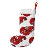 SUROLA Red Lobster Print Christmas Stocking,Xmas Decorations 18" Large Hanging Stockings Print Polyester view 2
