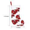 SUROLA Red Lobster Print Christmas Stocking,Xmas Decorations 18" Large Hanging Stockings Print Polyester view 4