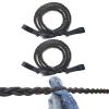 2 Pack Tri-Braided Cord Clothes Line Clothes Drying Rope Travel Clothesline Windproof Clothes Line for Longer Trips Where You Need to do Laundry in Your Room or Camping - No Hanger Needed view 1