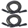 2 Pack Tri-Braided Cord Clothes Line Clothes Drying Rope Travel Clothesline Windproof Clothes Line for Longer Trips Where You Need to do Laundry in Your Room or Camping - No Hanger Needed view 2