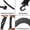 2 Pack Tri-Braided Cord Clothes Line Clothes Drying Rope Travel Clothesline Windproof Clothes Line for Longer Trips Where You Need to do Laundry in Your Room or Camping - No Hanger Needed view 3