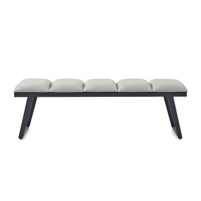ARZARF Bedroom End of Bed Bench Upholstered Foot Stool/Sofa Stool/Shoe Changing Stool with Metal Support Frame Bread Rebound Sponge Ottoman Couch Bench (Color : A, Size : 80x35x45 cm)