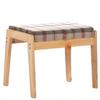 ARZARF Bedroom End of Bed Bench Solid Wood Bed End Stool Sofa Stool Rectangular High Stool Household Simple Bench Dining Table Stool Ottoman Couch Bench (Color : A, Size : 80x43x45cm) view 1