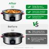 Syntus Slow Cooker Liners, 60 Count Cooking Bags Large Size Disposable Pot Liner Plastic Bag, Fit 3QT to 8QT for Slow Cooker Cooking Trays, 13"x 21", 60 Liners view 4