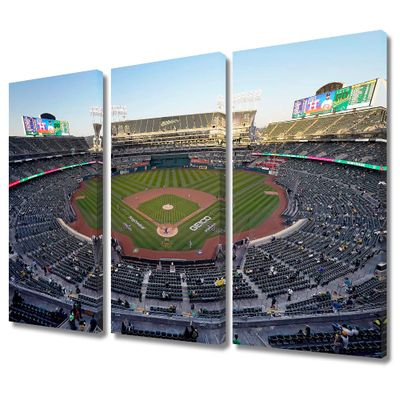 TUMOVO Baseball Stadium Skyline Wall Art for Living Room O.Co Arena Wall Decor Sports Field Framed Wall Painting Canvas Prints House Decoration for Bedroom Modern Artwork Office Wall Art, 36" Wx24 H