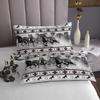 Aztec Bedspread African Tribal Horse Printed Quilted,Farm Animals Coverlet Set Ethnic Tribe Arrow Dream Catcher Quilt Set Queen,Southwest Native Exotic Nordic Style Room Decor view 4