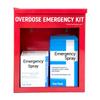 Overdose Emergency Kit Locking Cabinet - High Visibility & Secure, 22 Gauge Steel, Wall Mountable with Acrylic Window, Break Hammer & Lock/Key - Universal Capacity (Medication Not Included) view 1