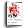 PUCHYUCT Canvas Wall Art Wine Definition Posters Wall Decor Stretched and Framed Ready to Hang for living room,bedroom,classroom etc (16" X 24") view 1