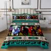 Aztec Bedspread African Tribal Horse Printed Quilted,Farm Animals Coverlet Set Ethnic Tribe Arrow Dream Catcher Quilt Set Queen,Southwest Native Exotic Nordic Style Room Decor view 2