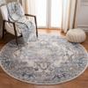 Martha Stewart x SAFAVIEH Area Rug Collection - 6'7" Round, Beige & Grey, Non-Shedding & Easy Cleaning, Ideal for Living Room, Bedroom, Office, Dining Space (MSR898B) view 1