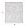SAFAVIEH Area Rug 8x10 - Tulum Collection - Large - Ivory & Grey, Oriental Rustic Diamond Design, Non-Shedding & Easy to Clean, Ideal for Living Room, Bedroom, Dining Space (TUL280C) view 2