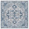 SAFAVIEH Area Rug 8x10 - Tulum Collection - Large - Ivory & Blue, Oriental Medallion Design, Non-Shedding & Easy to Clean, Ideal for Living Room, Bedroom, Dining Space (TUL286B) view 3