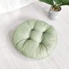 vctops 20" Round Bar Stool Cushion, Linen Fabric and Thick Padding, Comfortable Sitting for Round Wooden/Metal Stools Mocha Green view 2