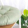 vctops 20" Round Bar Stool Cushion, Linen Fabric and Thick Padding, Comfortable Sitting for Round Wooden/Metal Stools Mocha Green view 4