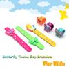 Butterfly Theme Slap Bracelets-Fun Silicone Wristbands (6pack) for Adults view 4