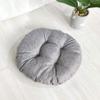 vctops 20" Round Bar Stool Cushion, Linen Fabric and Thick Padding, Comfortable Sitting for Round Wooden/Metal Stools Grey view 2