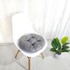 vctops 20" Round Bar Stool Cushion, Linen Fabric and Thick Padding, Comfortable Sitting for Round Wooden/Metal Stools Grey view 4