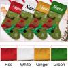 Westpearl Christmas Stockings Personalized Set of 6 Custom Christmas Stockings Customized Xmas Stocking with Name Family Ornament for Xmas Holiday Decoration-White Mixed 123 view 4
