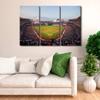 3 Pieces Canvas Prints California Baseball Field Skyline Wall Art Modern Home Decor Angel Stadium of Anaheim Poster Living Room Bedroom Decoration Artwork Painting Framed Ready to Hang, 36"Wx24"H view 2