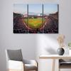 3 Pieces Canvas Prints California Baseball Field Skyline Wall Art Modern Home Decor Angel Stadium of Anaheim Poster Living Room Bedroom Decoration Artwork Painting Framed Ready to Hang, 36"Wx24"H view 3