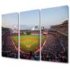 3 Pieces Canvas Prints California Baseball Field Skyline Wall Art Modern Home Decor Angel Stadium of Anaheim Poster Living Room Bedroom Decoration Artwork Painting Framed Ready to Hang, 36"Wx24"H view 4