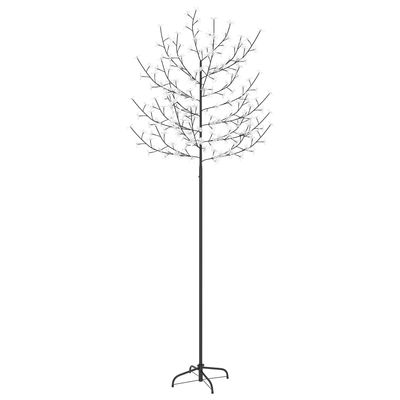 Christmas Tree 220 LEDs,Christmas Ornaments,Led Christmas Tree,Artificial Christmas Tree,Outdoor Indoor Holiday Decorations,Waterproof and Stable, Warm White Light Cherry Blossom 86.6"