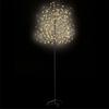 Christmas Tree 220 LEDs,Christmas Ornaments,Led Christmas Tree,Artificial Christmas Tree,Outdoor Indoor Holiday Decorations,Waterproof and Stable, Warm White Light Cherry Blossom 86.6" view 2