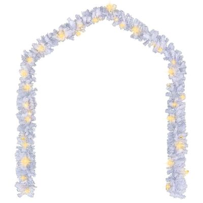 Christmas Garland with LED Lights,Christmas Ornaments,Christmas Tree Decorations,Dorm Decor,Outdoor Indoor Holiday Decorations,wth 4 Lighting Effects,Low Power Consumption,for Indoor and Outdoor Use