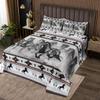 Aztec Bedspread African Tribal Horse Printed Quilted,Farm Animals Coverlet Set Ethnic Tribe Arrow Dream Catcher Quilt Set Twin,Southwest Native Exotic Nordic Style Room Decor view 1