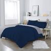 1Pcs Comforter 100% Egyptian Cotton 800 Thread Count - Super King Plus Size (120" x120") Inch,Soft and Breathable Comforter - Navy Blue Solid view 1