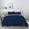 1Pcs Comforter 100% Egyptian Cotton 800 Thread Count - Super King Plus Size (120" x120") Inch,Soft and Breathable Comforter - Navy Blue Solid view 2