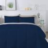 1Pcs Comforter 100% Egyptian Cotton 800 Thread Count - Super King Plus Size (120" x120") Inch,Soft and Breathable Comforter - Navy Blue Solid view 3