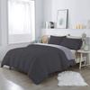 1Pcs Comforter 100% Egyptian Cotton 800 Thread Count - Super King Plus Size (120" x120") Inch,Soft and Breathable Comforter - Dark Grey Solid view 1