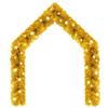 Christmas Garland with LED Lights,Christmas Ornaments,Christmas Tree Decorations,Holiday Wedding Party Decoration,Outdoor Indoor Holiday Decorations,with USB Connection, 787.4" Gold view 1