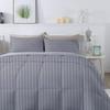 1Pcs Comforter 100% Egyptian Cotton 800 Thread Count - Super King Plus Size (120" x120") Inch,Soft and Breathable Comforter - Silver Stripe view 3