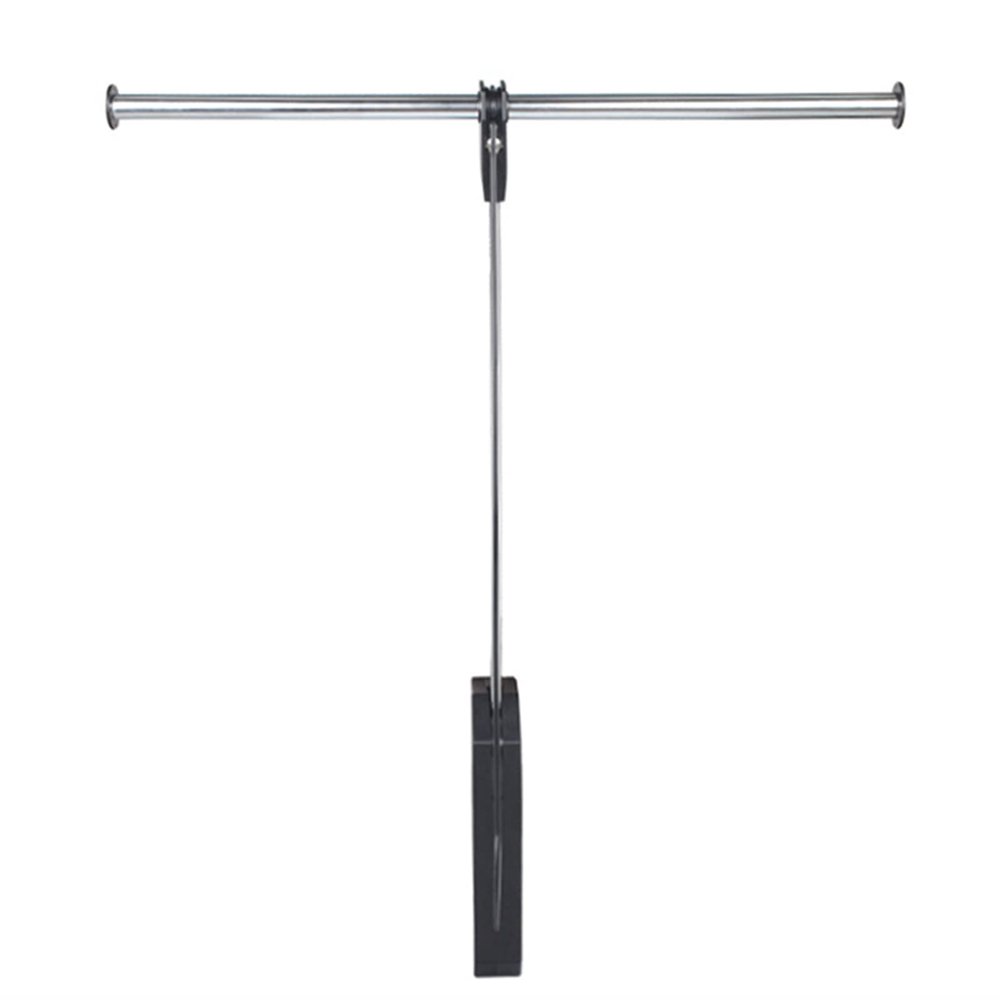Adjustable Pull Down Closet Rod, Wardrobe Lift Collapsible Aluminium Retractable Cabinet Rail Lifter Hanger Organizer Storage System for Wardrobe Bedroom,S1,890to1210mm