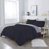 1Pcs Comforter 100% Egyptian Cotton 800 Thread Count - Super King Plus Size (120" x120") Inch,Soft and Breathable Comforter - Black Solid view 1